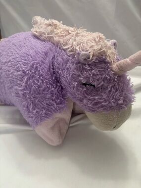 Pillow Pets Unicorn Plush 18" Purple Pink